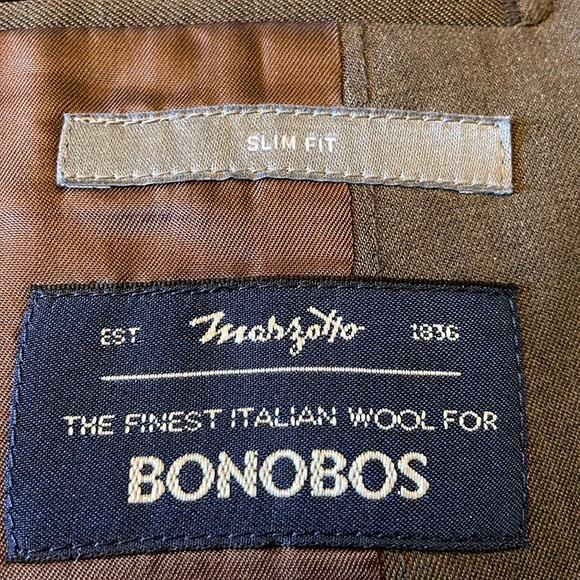 NWOT Bonobos Marzatto Italian Wool Suit Jacket Blazer - Picture 8 of 13